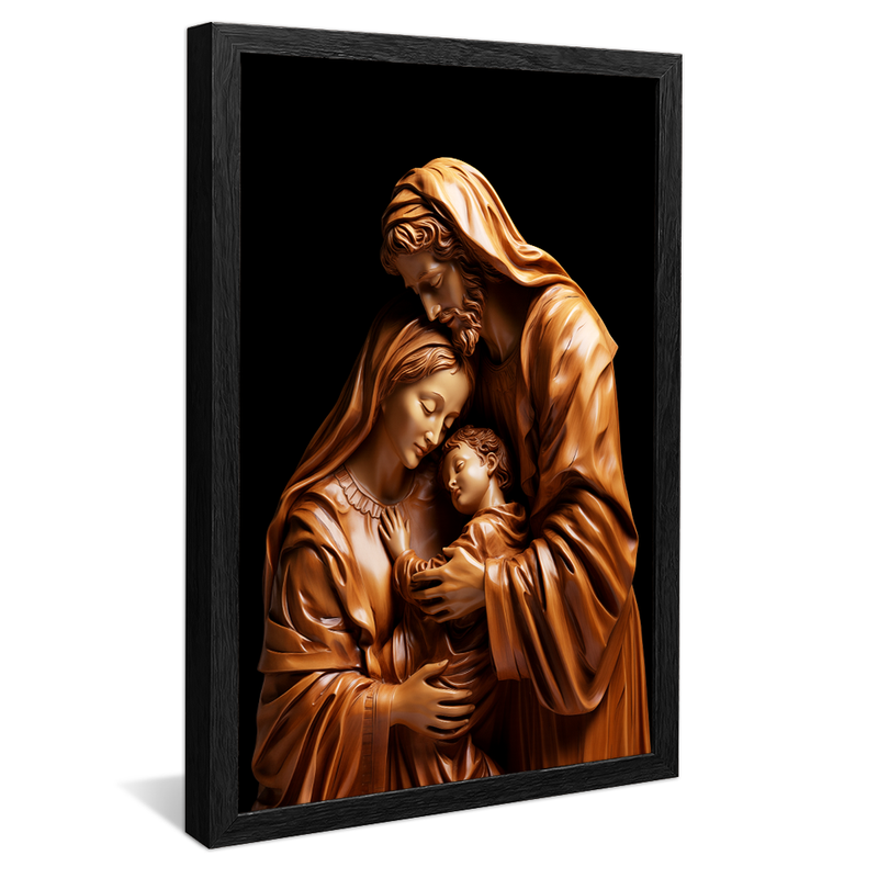 Sacred Family Sculpture V973 Canvas