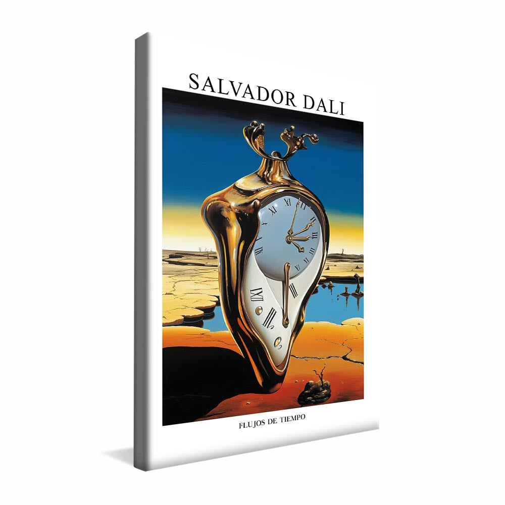 Salvador Dali Flujos de Tiempo V2373 Canvas