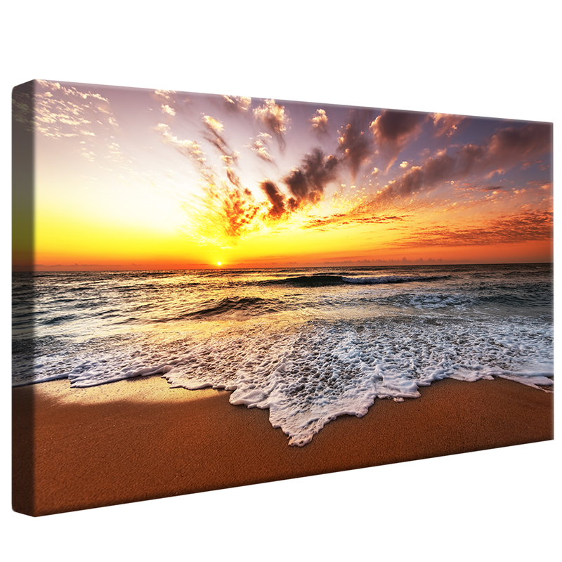 Sea and Sunset V1284 Canvas