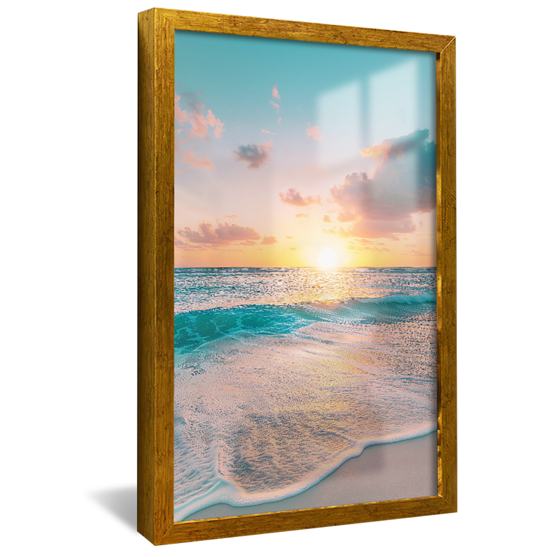Sea in the Sunset V1179 Canvas