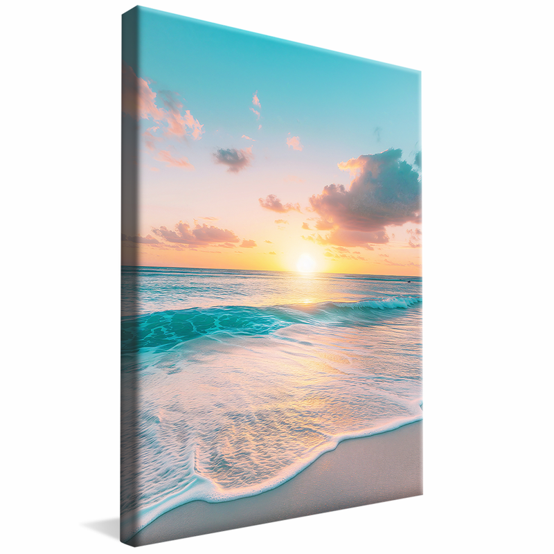 Sea in the Sunset V1179 Canvas