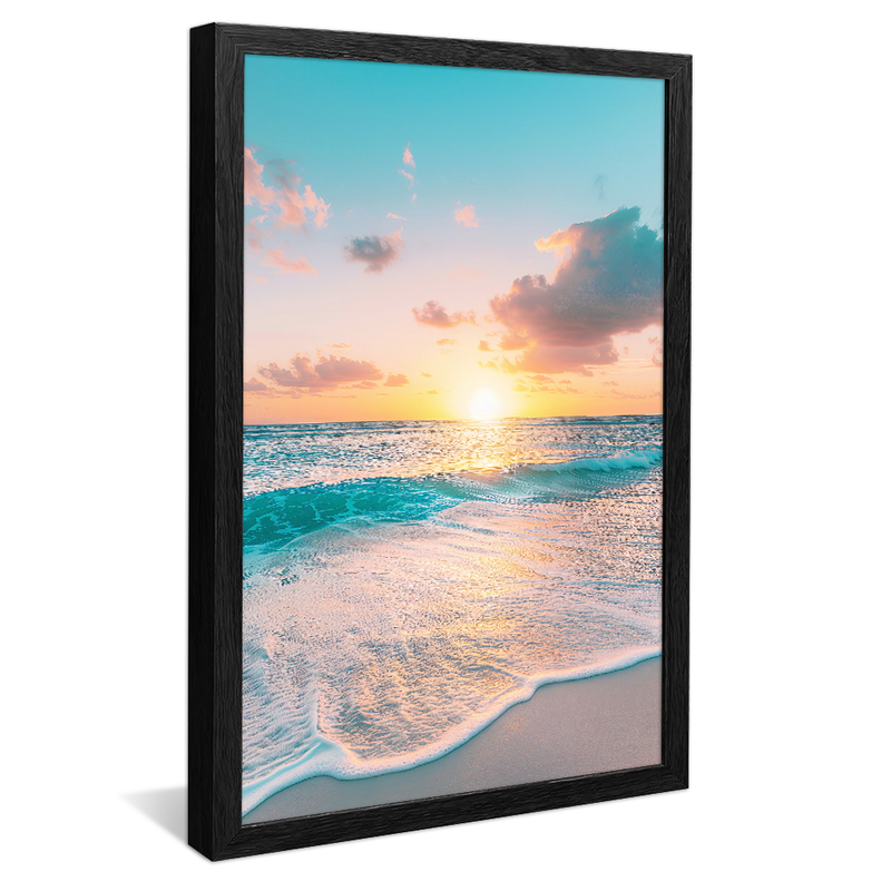 Sea in the Sunset V1179 Canvas