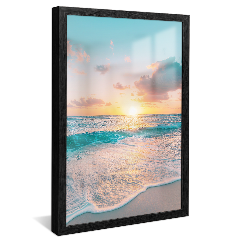 Sea in the Sunset V1179 Canvas