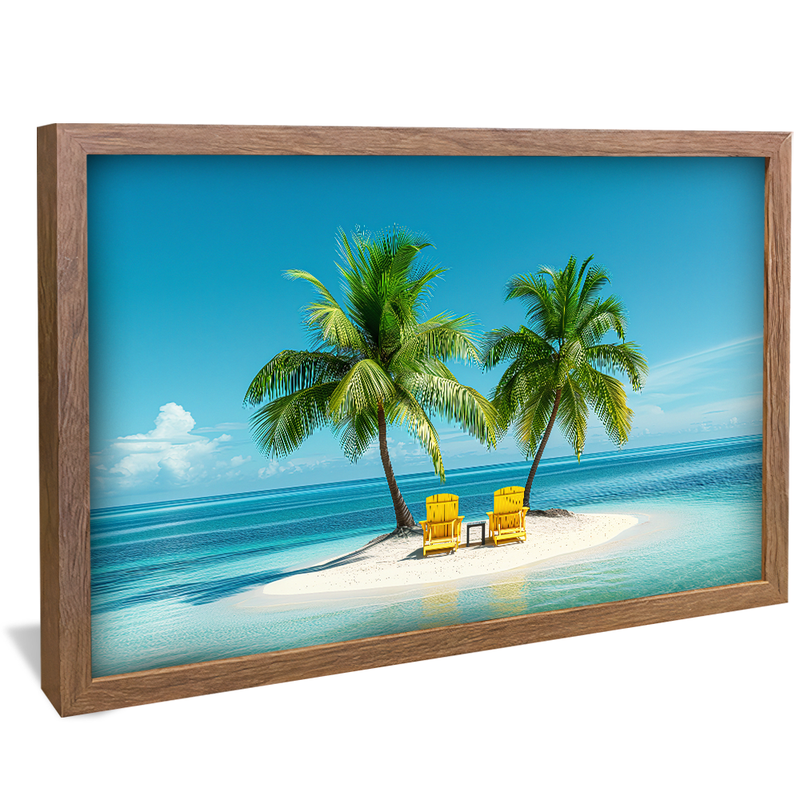 Small Island and Cokers V1206 Canvas