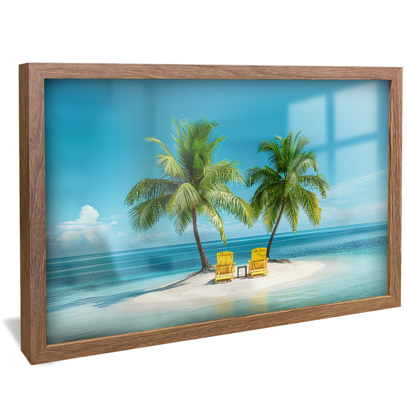 Small Island and Cokers V1206 Canvas