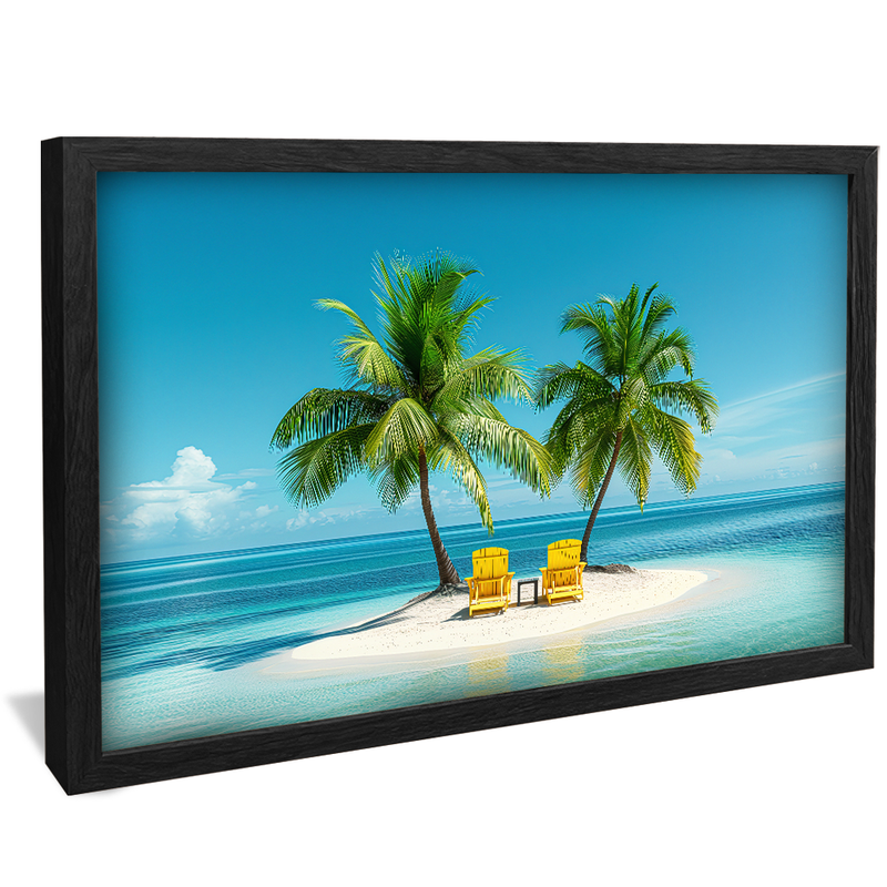 Small Island and Cokers V1206 Canvas