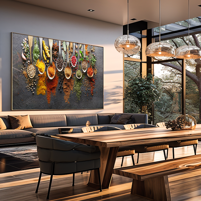 1 Piece Spoons and Spices V1252 Canvas