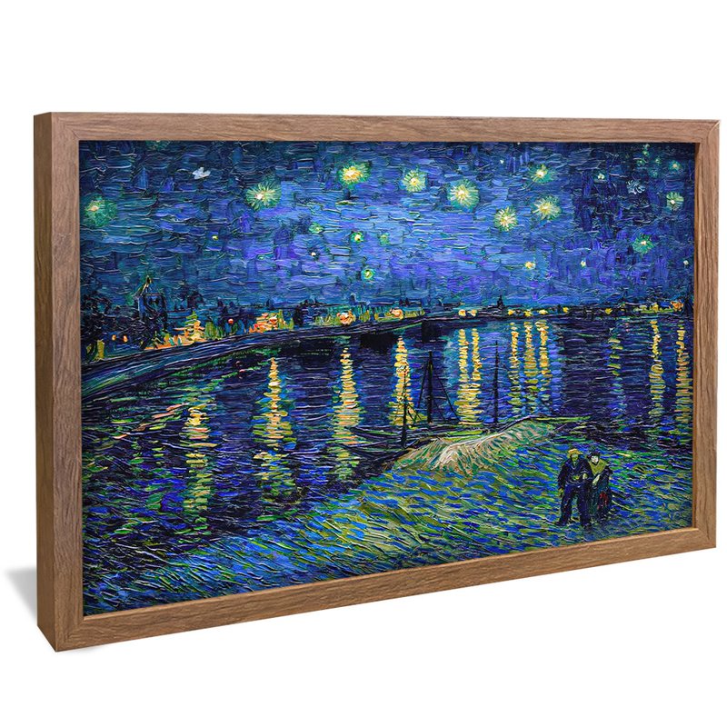Starred Night about the Ródano De Van Gogh V1145 Canvas
