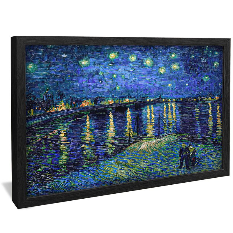 Starred Night about the Ródano De Van Gogh V1145 Canvas