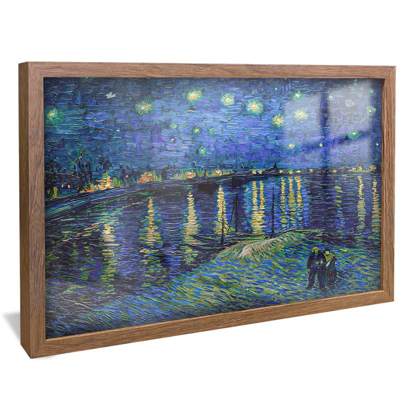Starred Night about the Ródano De Van Gogh V1145 Canvas