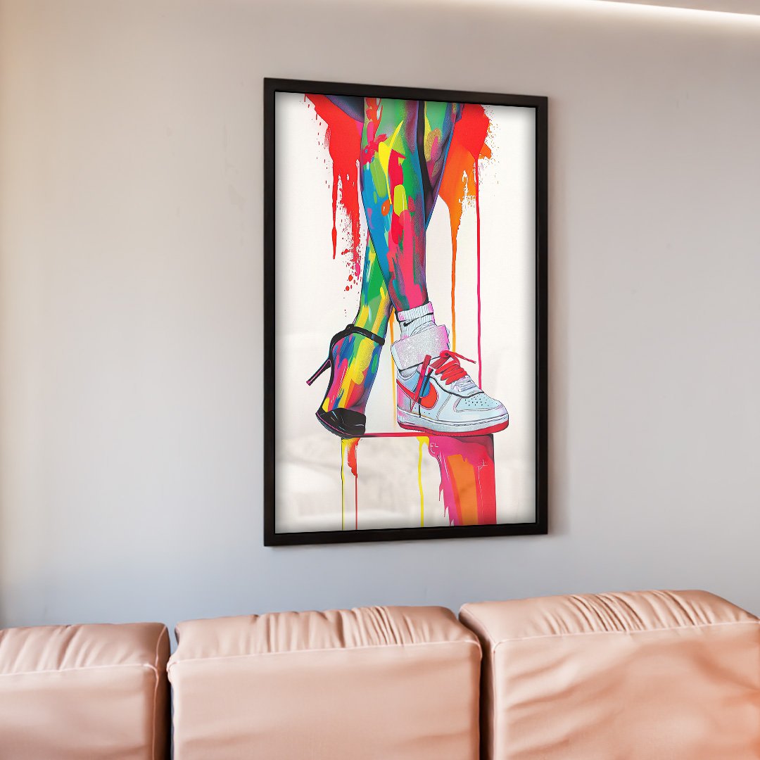Street Dance Art V1965 Canvas