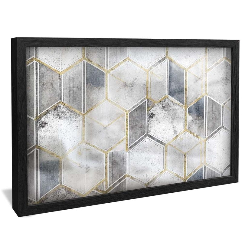 Texture in Hexagon V1767 Canvas