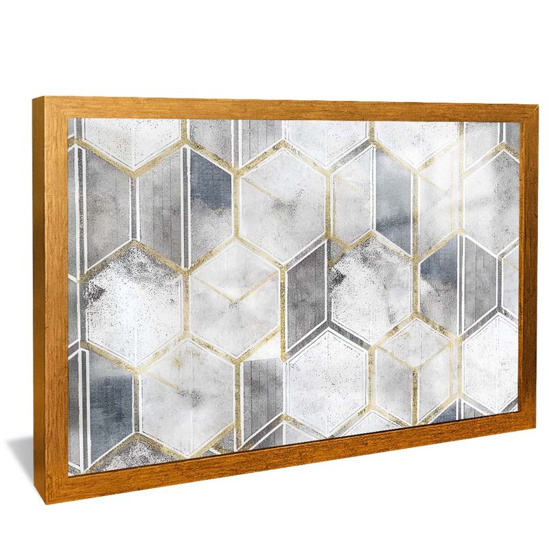 Texture in Hexagon V1767 Canvas