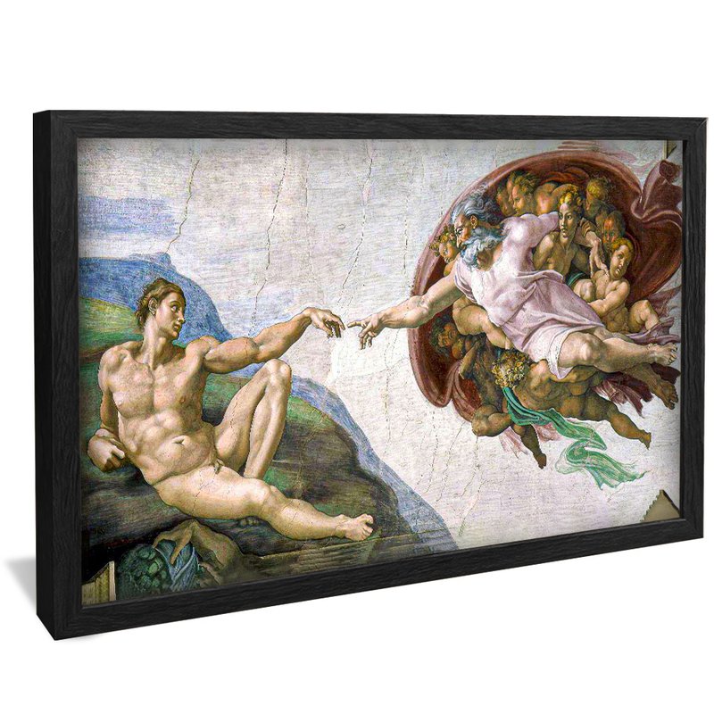 The Creation of Adam from Michelangelo V1138 Canvas