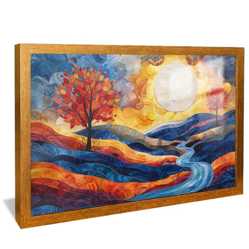 Theatrical Landscape V1801 Canvas
