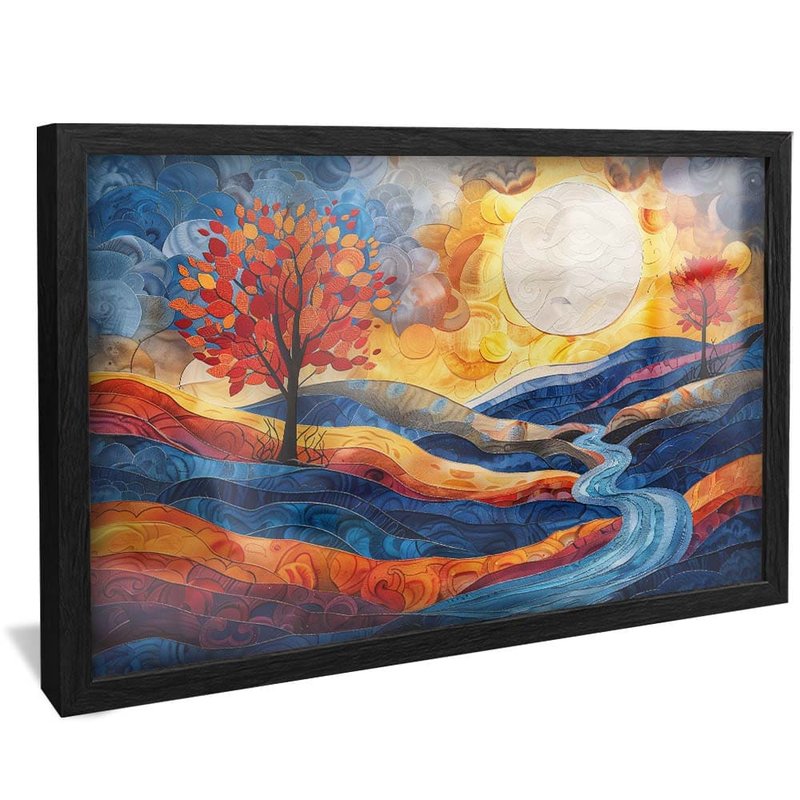 Theatrical Landscape V1801 Canvas