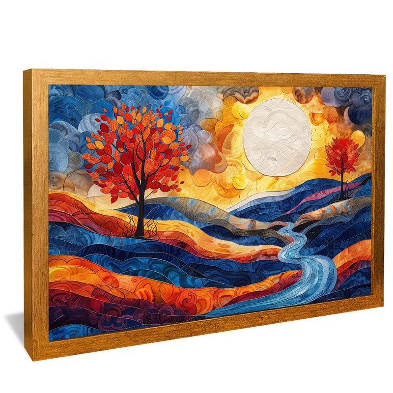 Theatrical Landscape V1801 Canvas