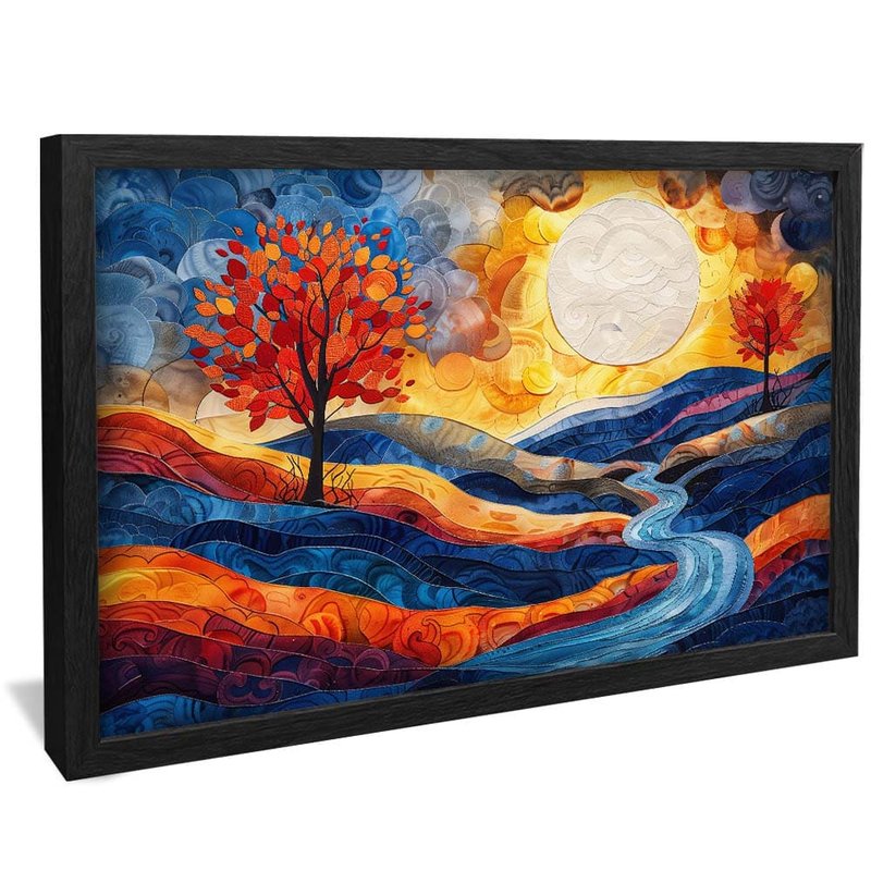 Theatrical Landscape V1801 Canvas
