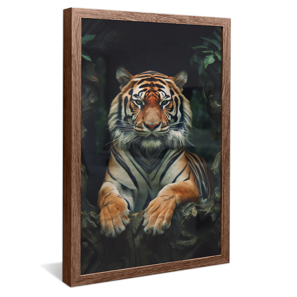 Tiger in the Forest V55 Canvas