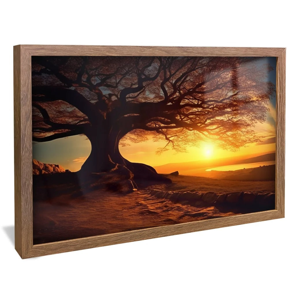 Trees at Sunset Canvas V765