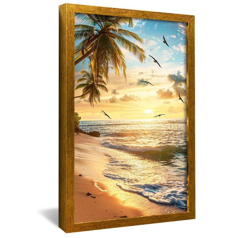 Tropical Beach V1812 Canvas