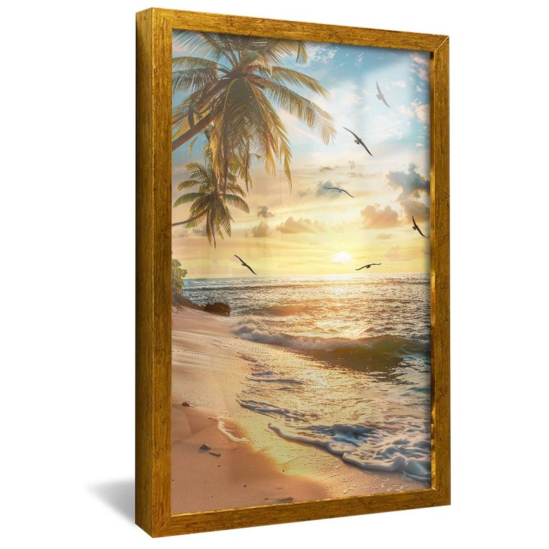 Tropical Beach V1812 Canvas