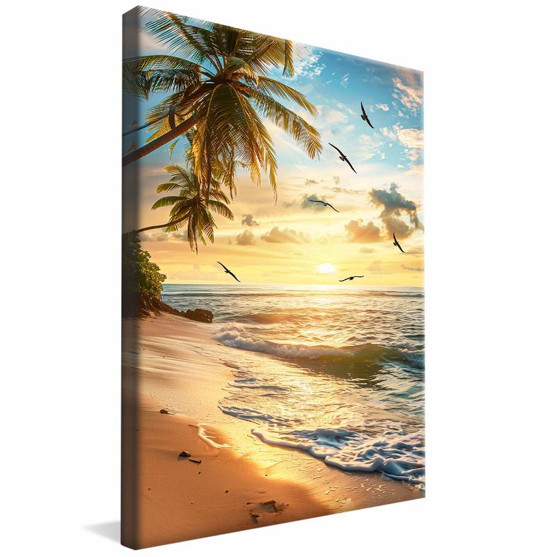 Tropical Beach V1812 Canvas