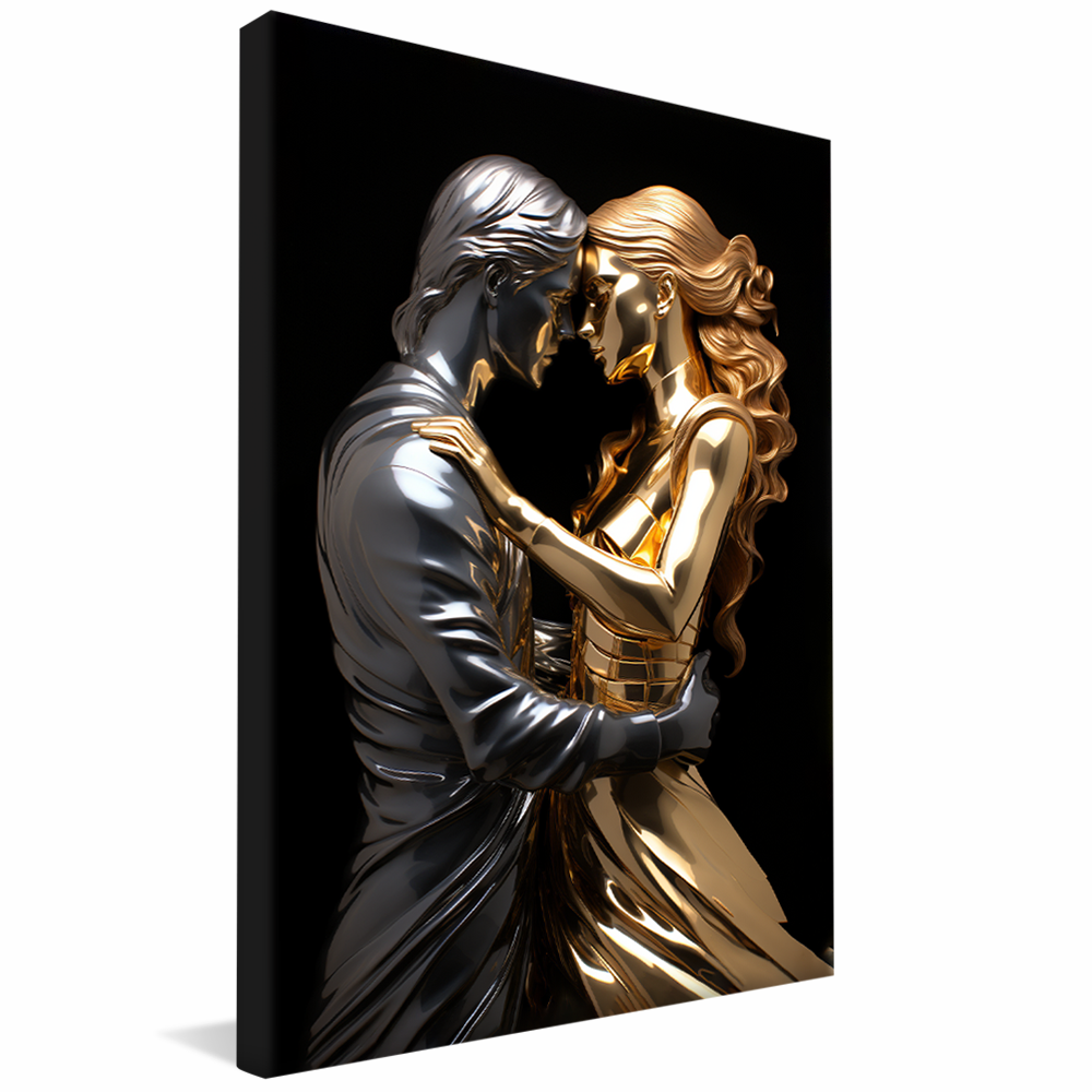 United Love Couple Canvas