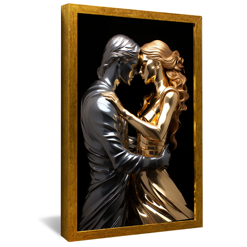 United Love Couple Canvas