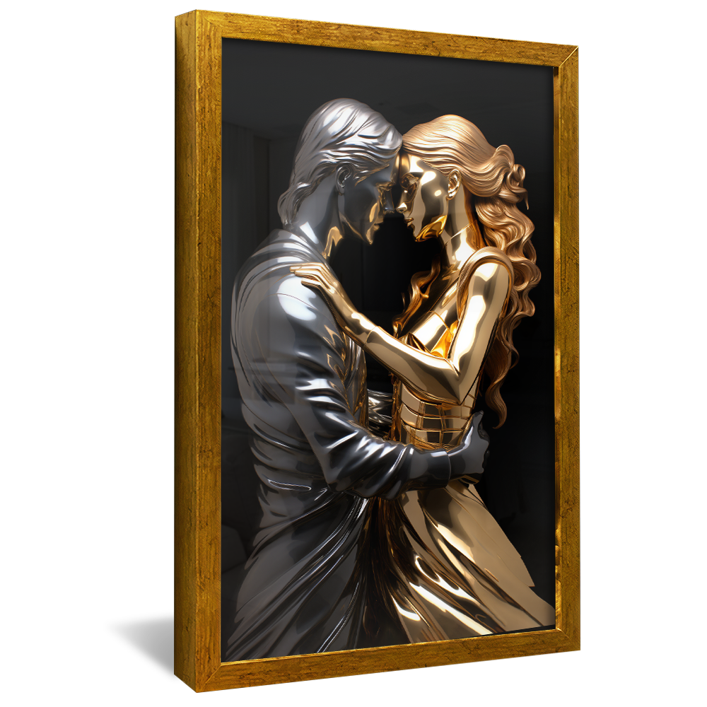 United Love Couple Canvas