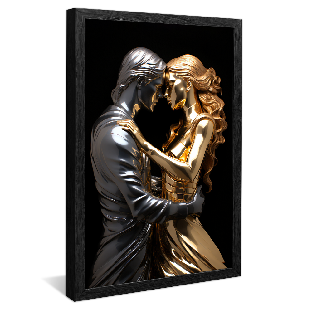 United Love Couple Canvas