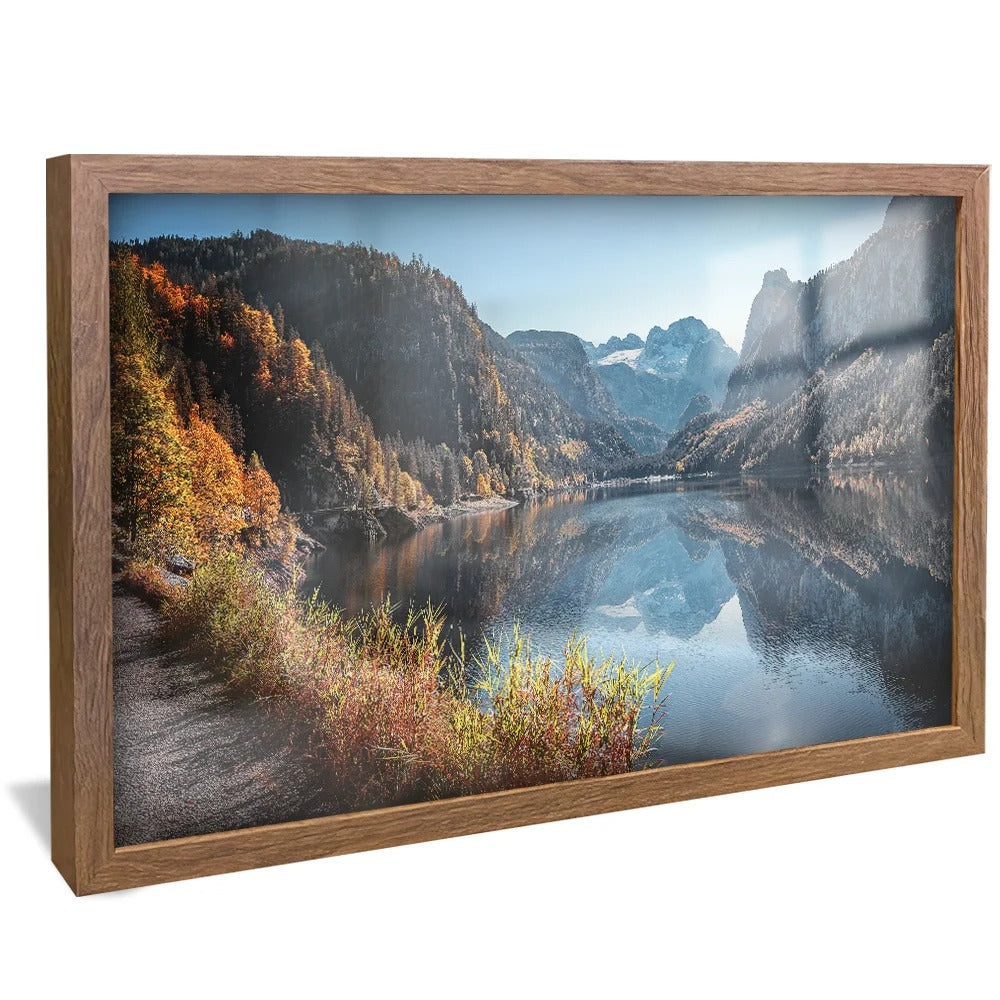 Walk by the Lake V1278 Canvas