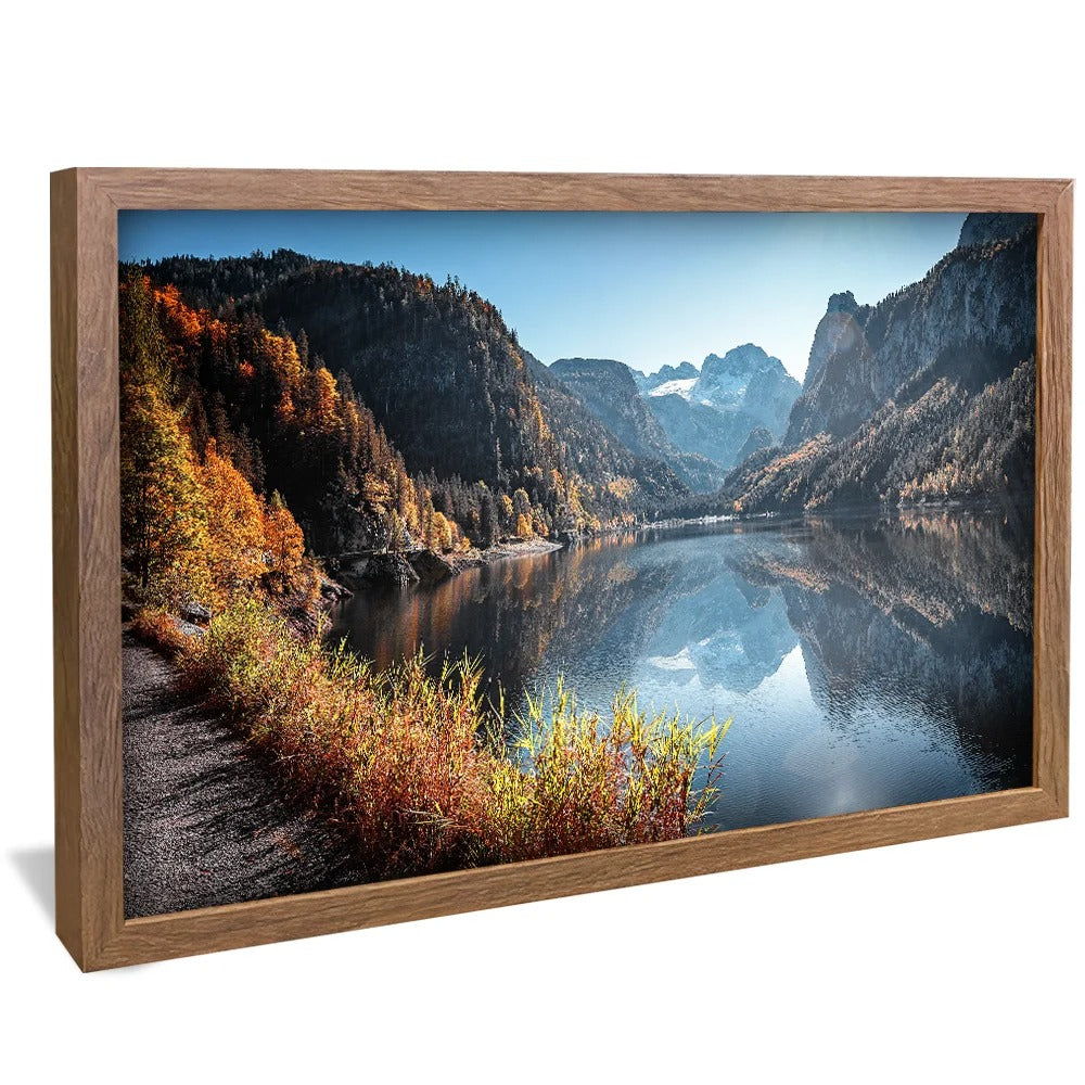 Walk by the Lake V1278 Canvas