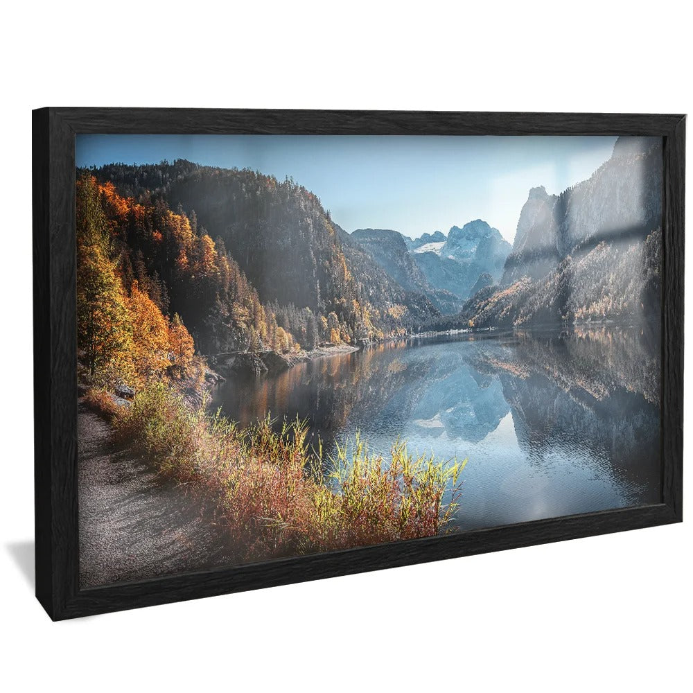 Walk by the Lake V1278 Canvas