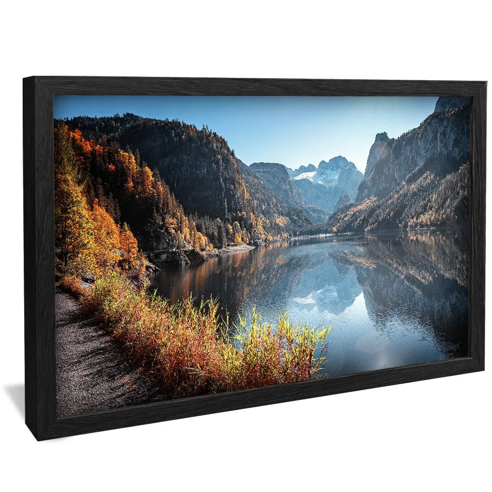 Walk by the Lake V1278 Canvas