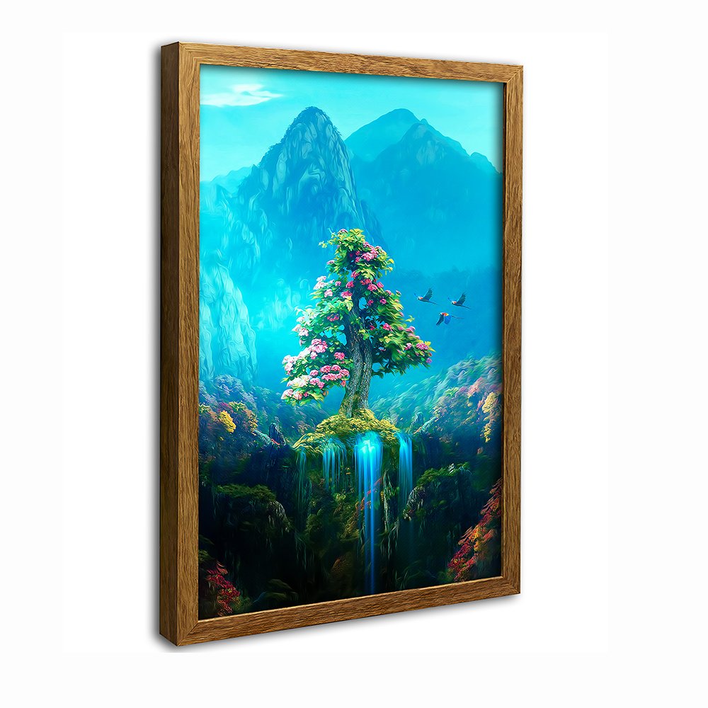 Waterfall tree Canvas