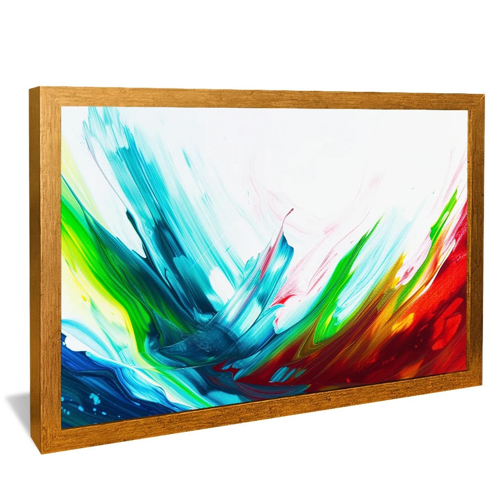 Wave of Colors Decorative Canvas V1352