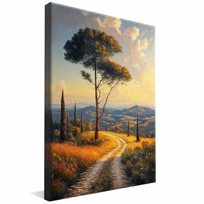 Way in Field V1821 Canvas