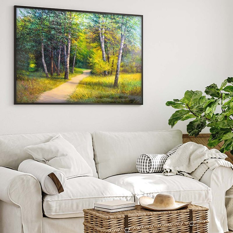 Way in Forest V1670 Canvas