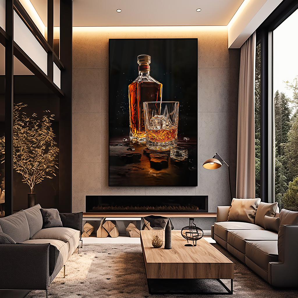 Whiskey Glass V905 Canvas