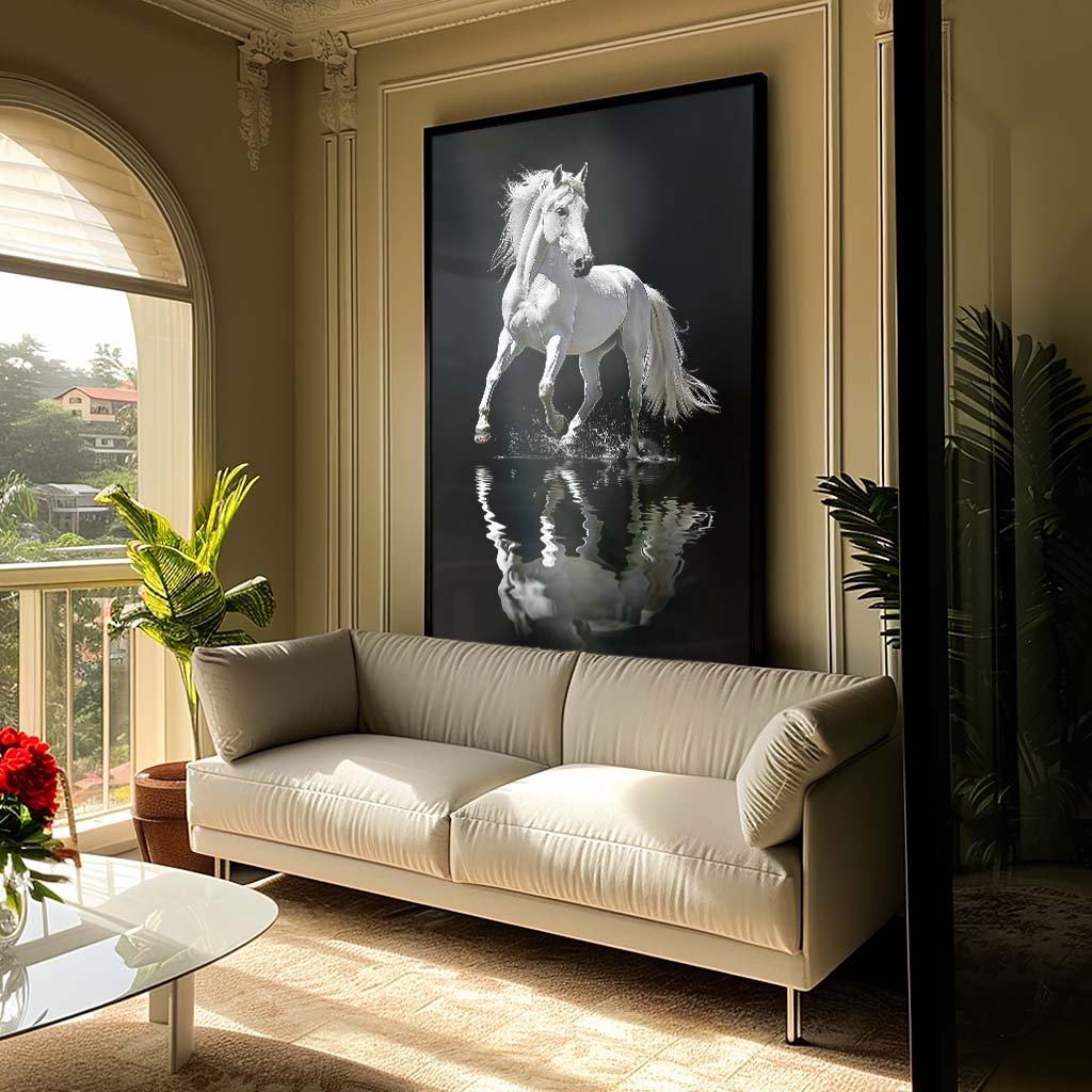 White Horse Canvas