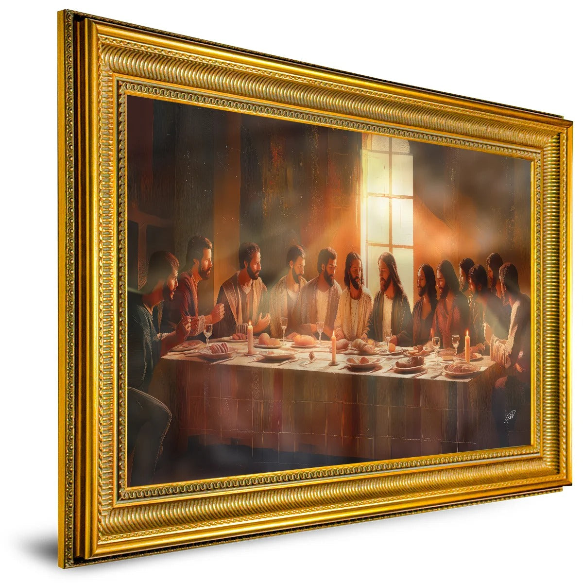 Neutral Tones Last Supper Canvas