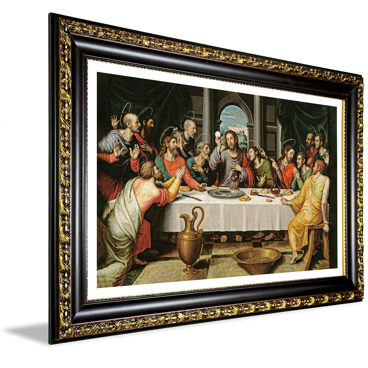 The Last Supper by Juan de Juanes Canvas