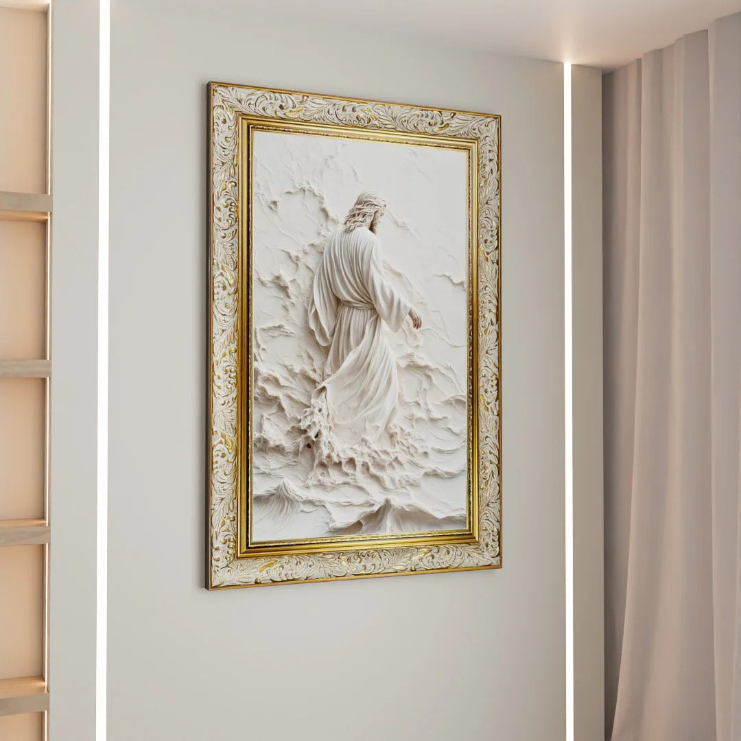 Jesus Miracle Steps Canvas