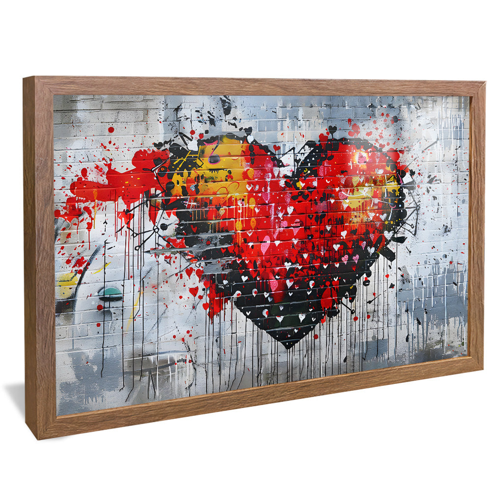 Banksy Explosion of Feelings V2492 Canvas