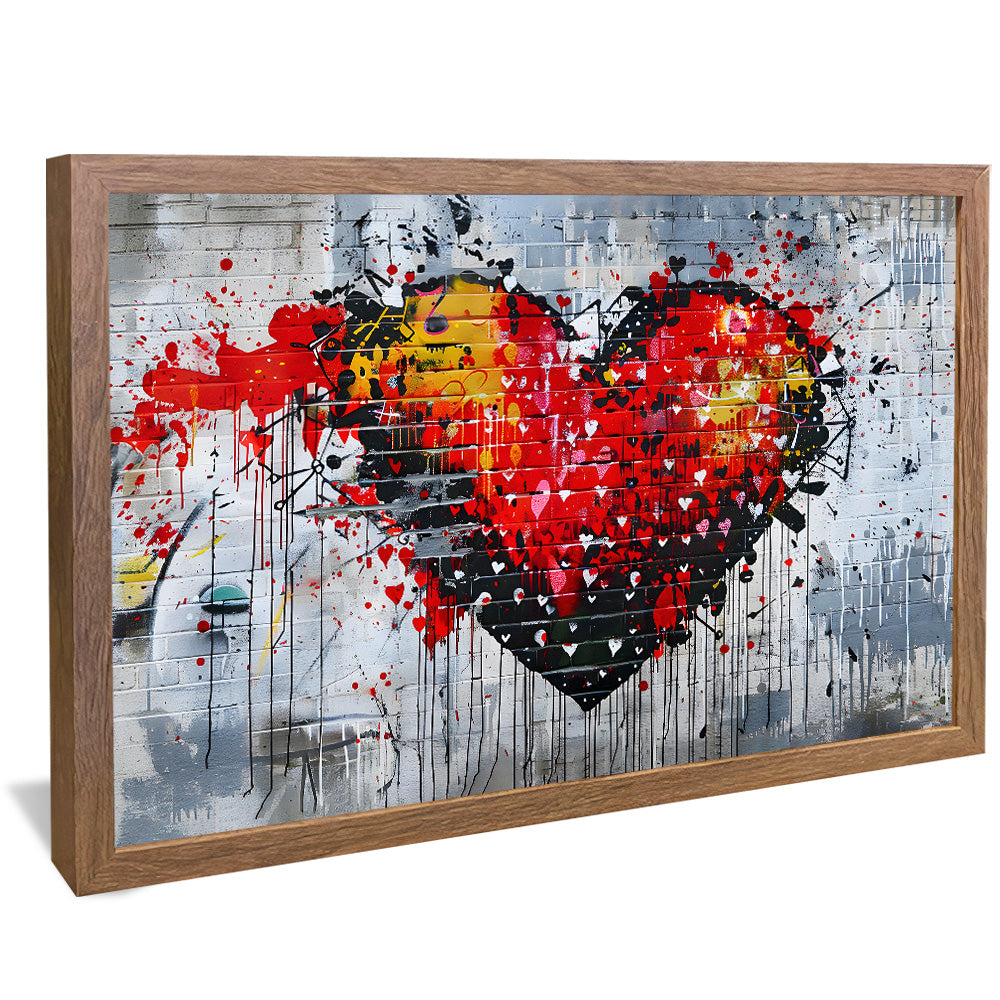 Banksy Explosion of Feelings V2492 Canvas