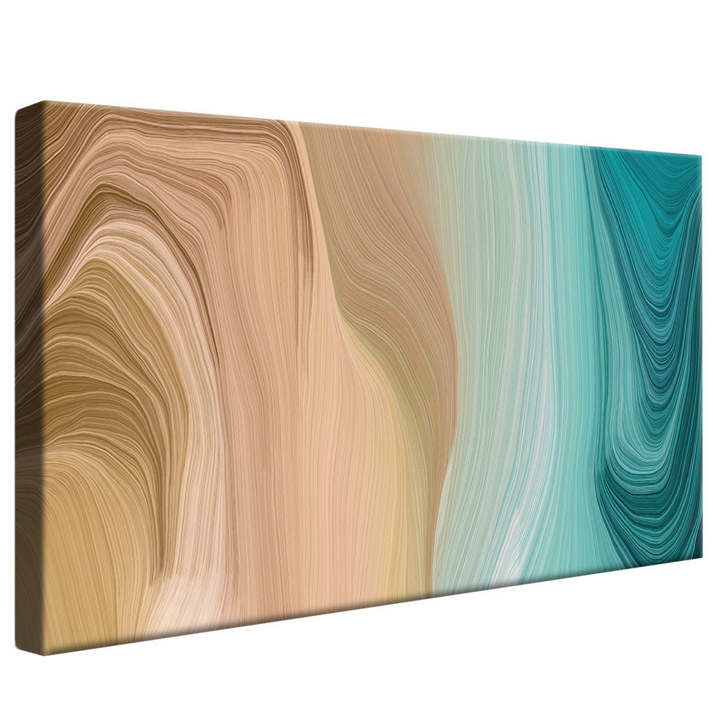 Abstract Waves V2199 Canvas