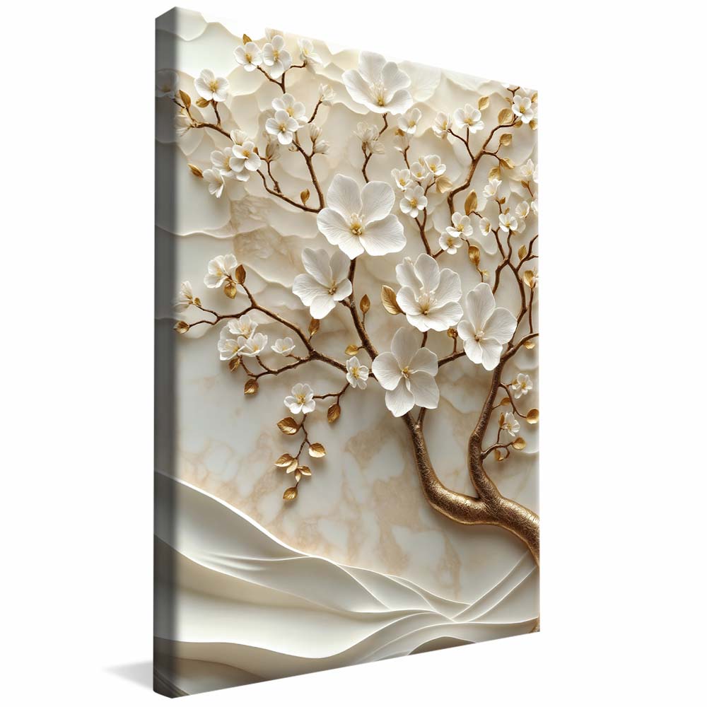 White Magnolia Art V2223 Canvas