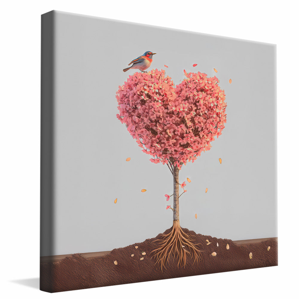 Tree and Heart V2192 Canvas