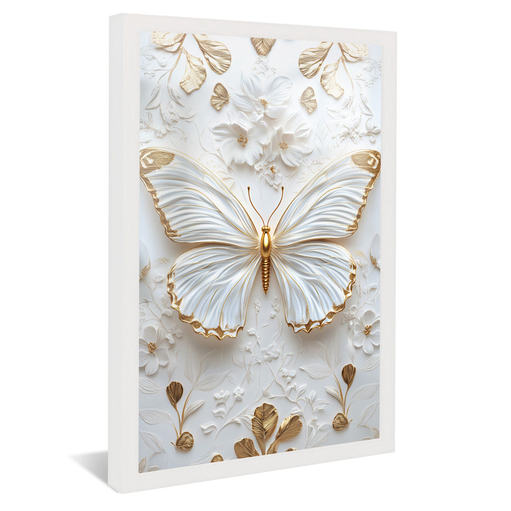 Butterfly and Ornaments V2246 Canvas